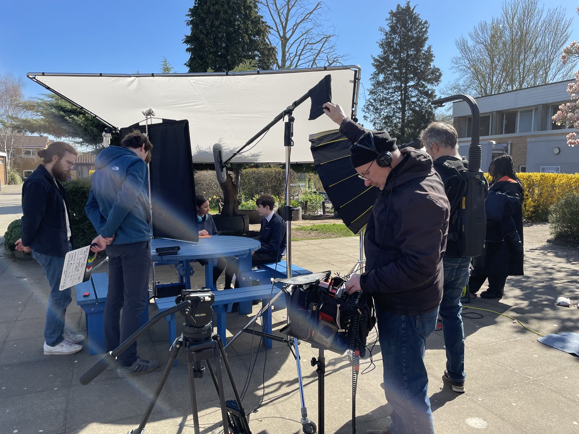 The Digeo Collective on set